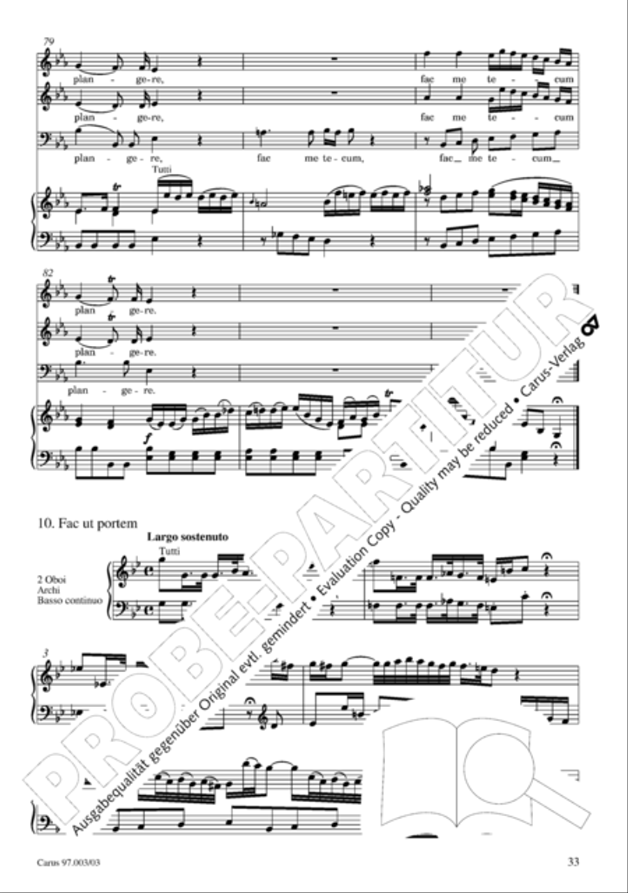 Stabat mater Stabat mater 4-Part scores gallery preview page 34