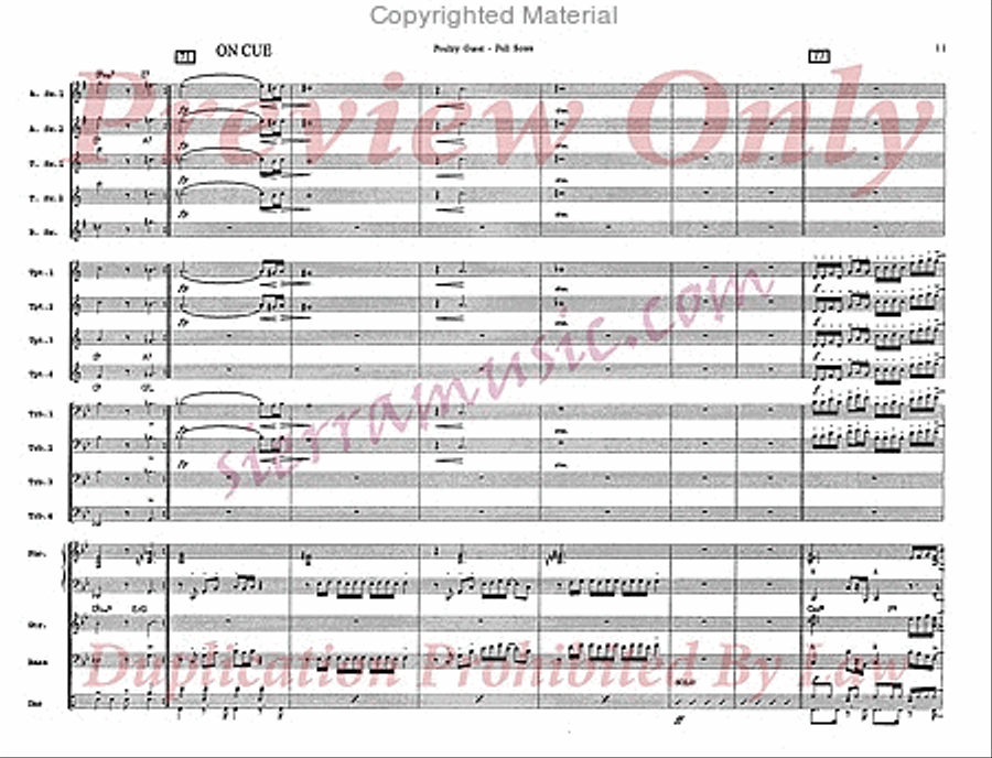 Poultry Guest Poultry Guest Big Band scores gallery preview page 12