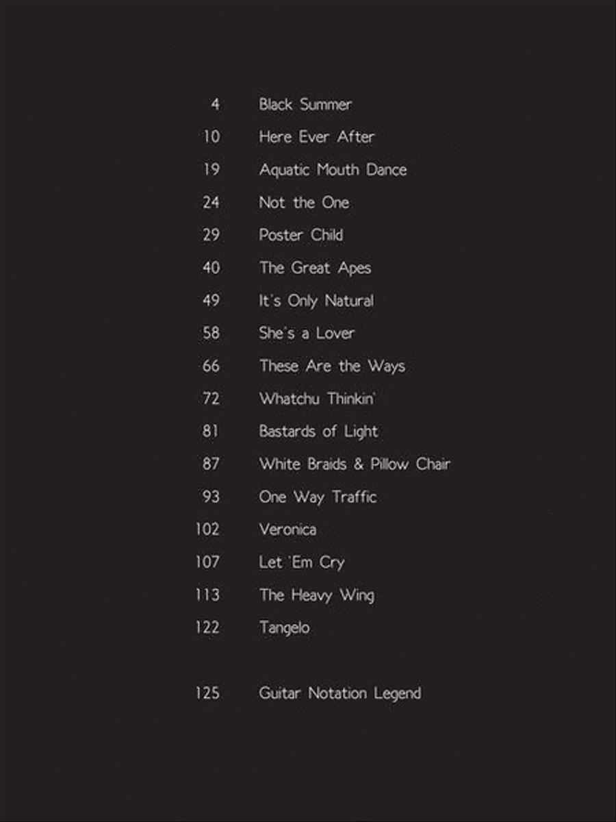 Red Hot Chili Peppers – Unlimited Love Electric Guitar scores gallery preview page 3