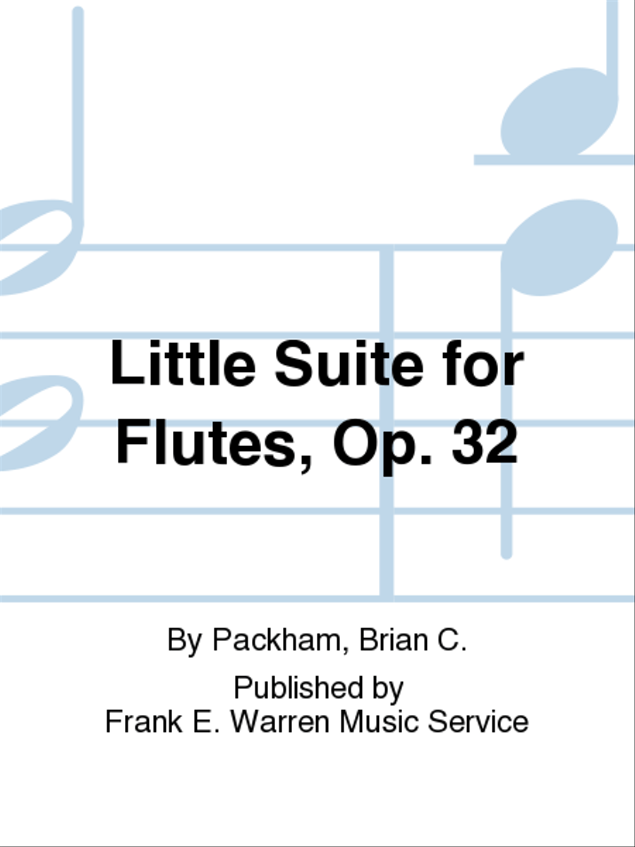 Little Suite for Flutes, Op. 32 Flute scores gallery preview page 1