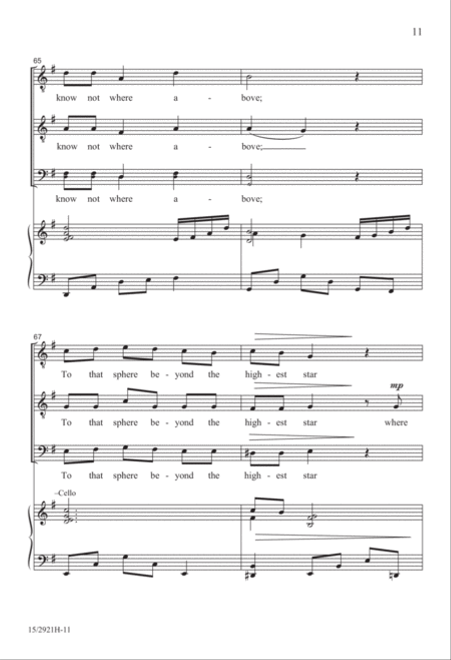 Where Dwells the Soul of My Love TTB scores gallery preview page 11