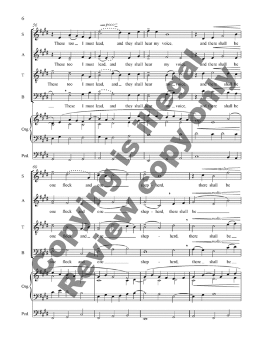 The Shepherd Motets: 2. I Am the Good Shepherd 4-Part scores gallery preview page 14
