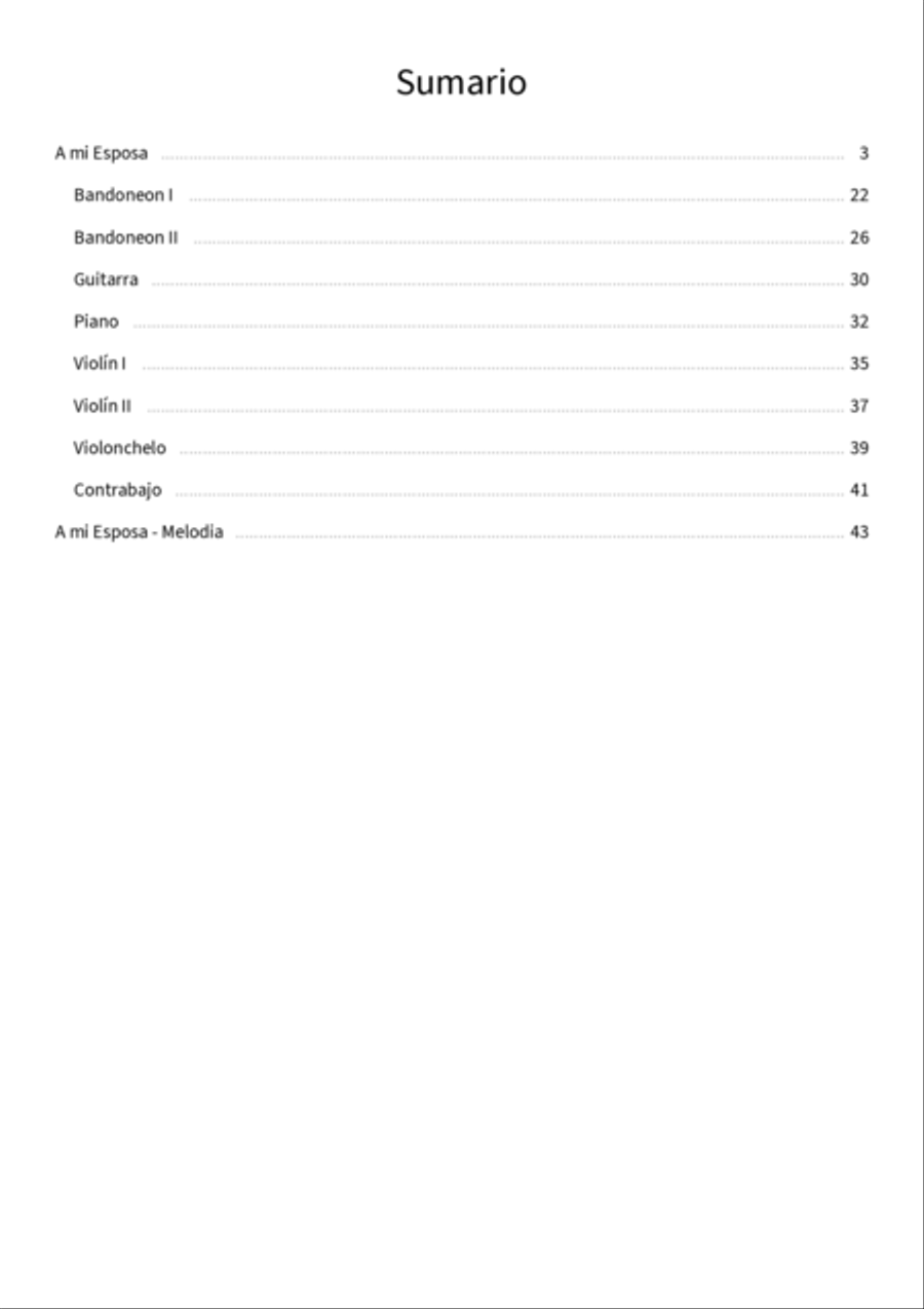 A mi Esposa Cello scores gallery preview page 3