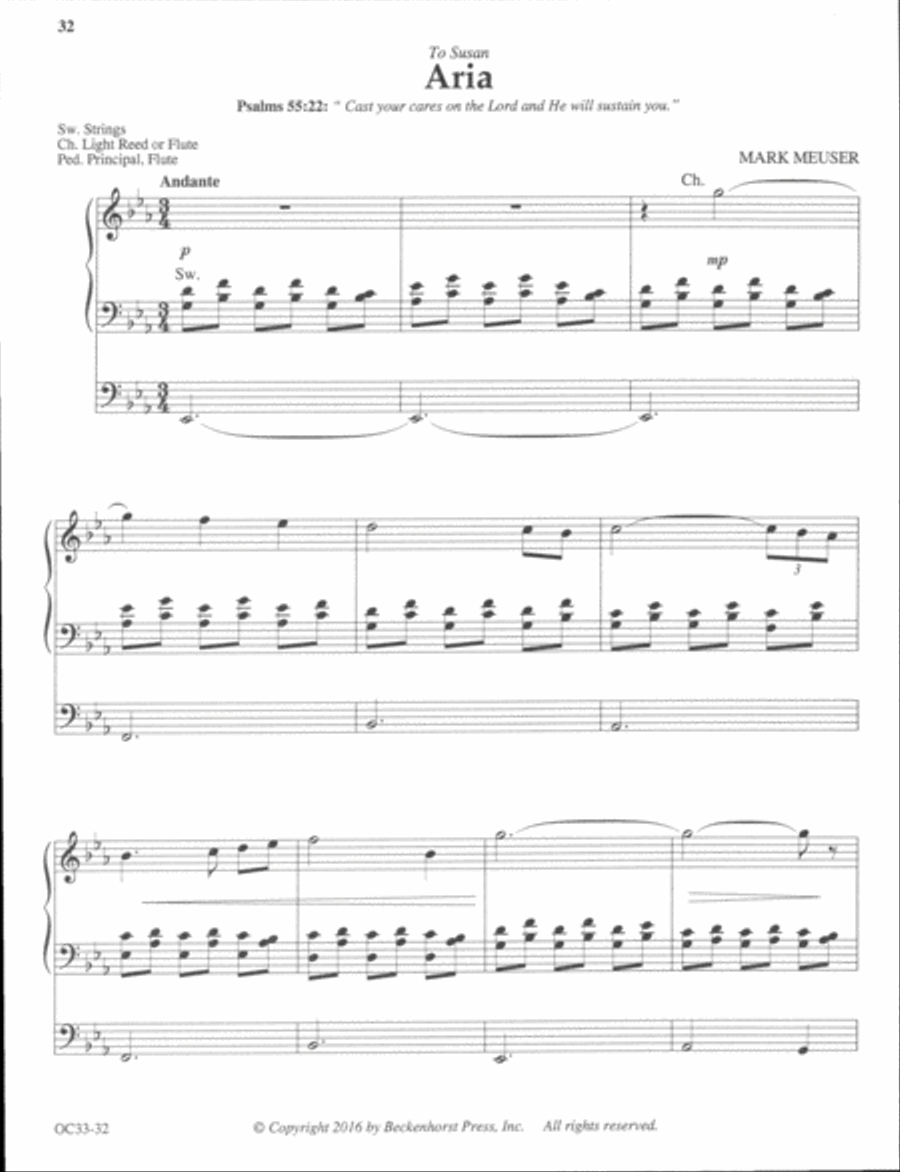 In His Presence Organ scores gallery preview page 16