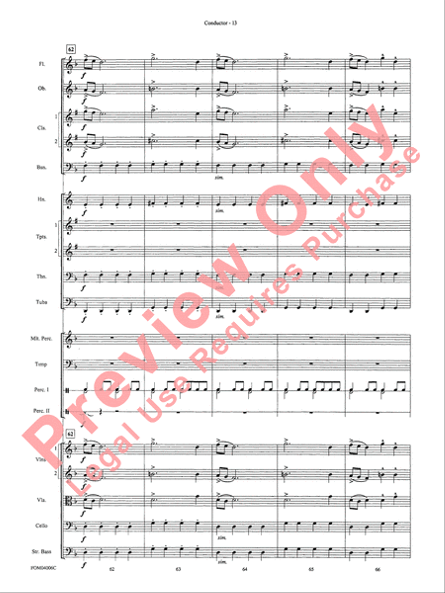 Go West! (Medley) Full Orchestra scores gallery preview page 16