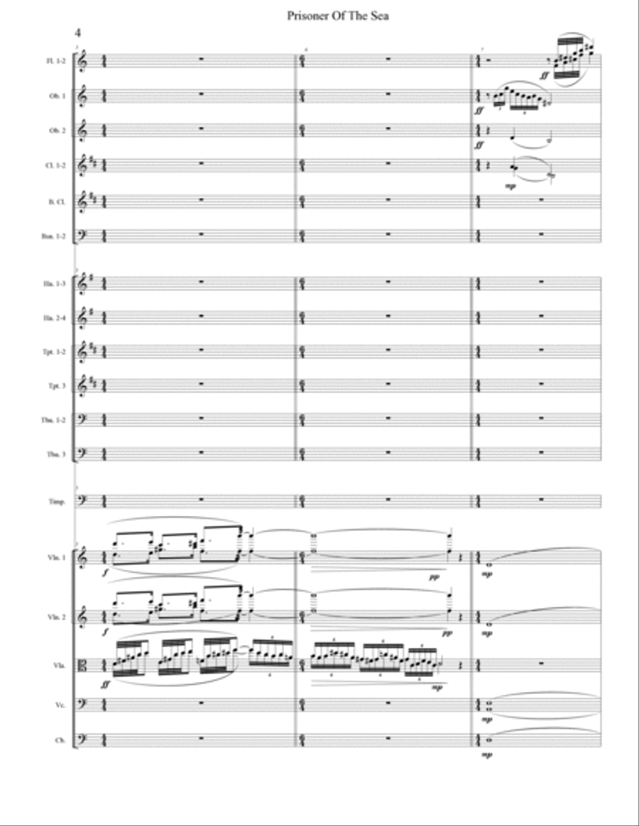 Prisoner Of The Sea Prisoner Of The Sea Full Orchestra scores gallery preview page 5