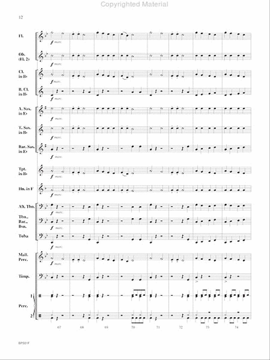 Shockwave Concert Band scores gallery preview page 13