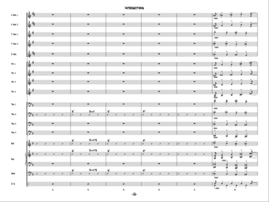 Intersections Jazz Ensemble scores gallery preview page 17