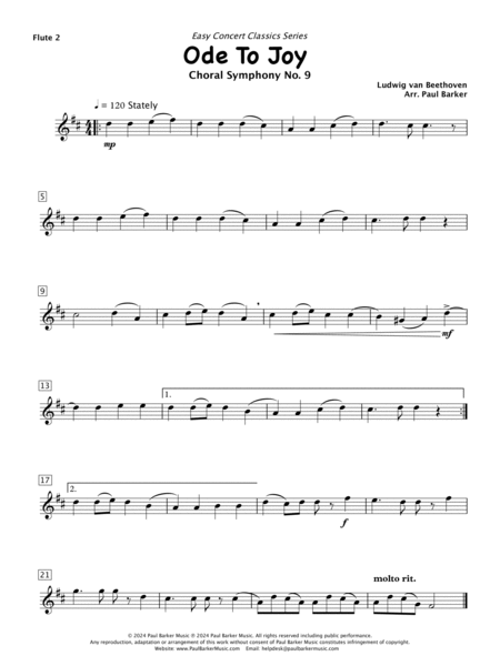 Easy Concert Classics - Flute Trios Book 1 image number null