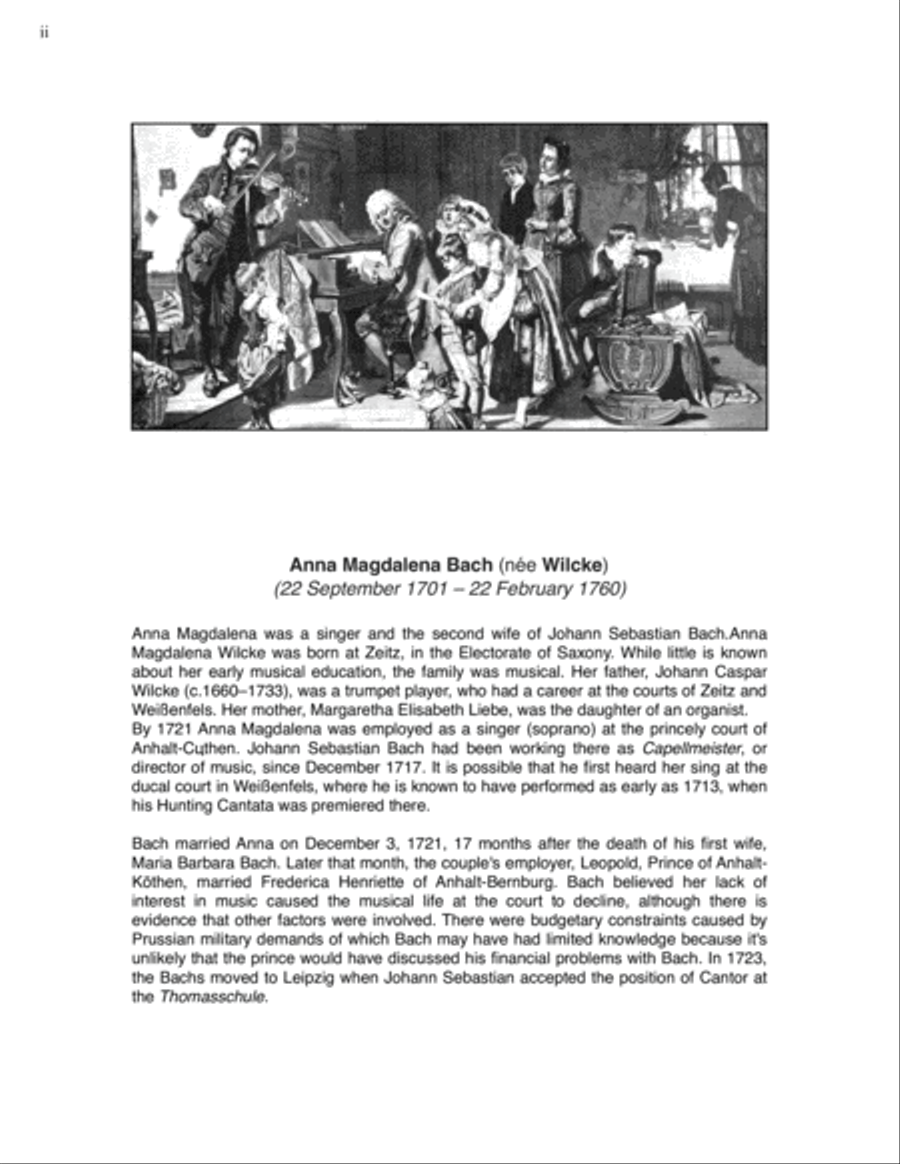 9 Minuets from the Notebook for Anna Magdalena Bach - J.S. Bach and others - Piano Solo Piano Solo scores gallery preview page 5