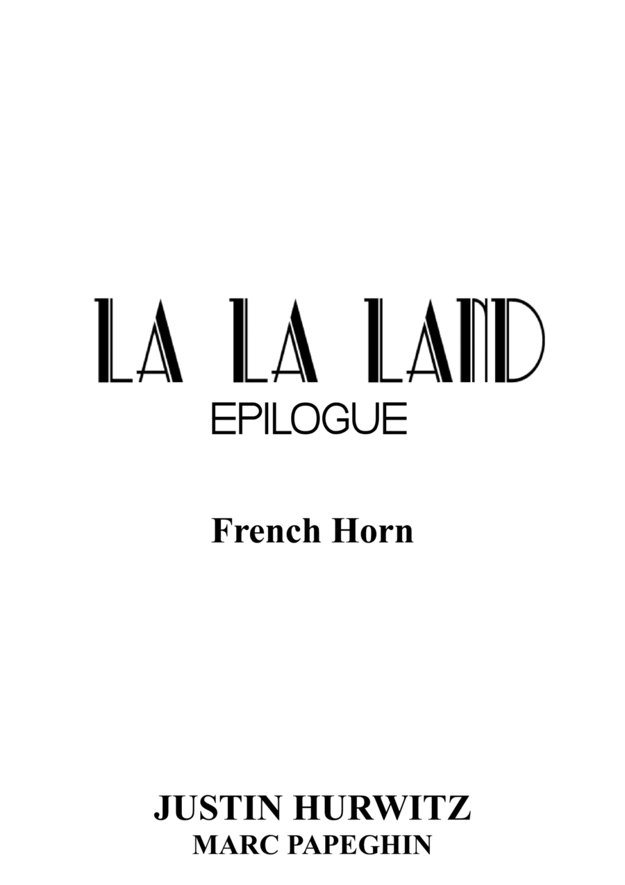 Epilogue Horn Solo scores gallery preview page 1