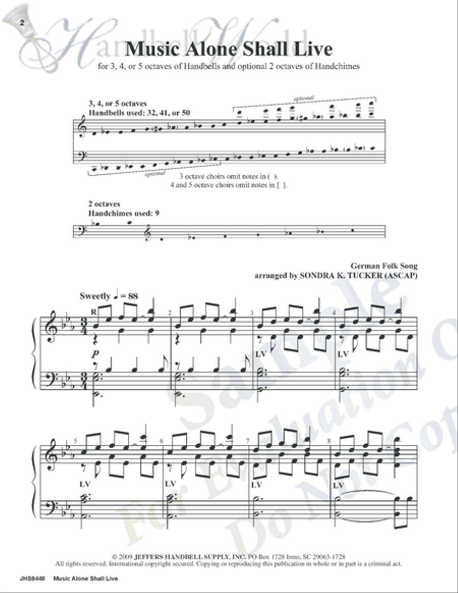 Music Alone Shall Live Music Alone Shall Live 5-Octaves scores gallery preview page 2