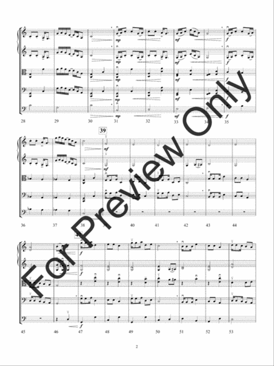 Snake River Stomp String Orchestra scores gallery preview page 5