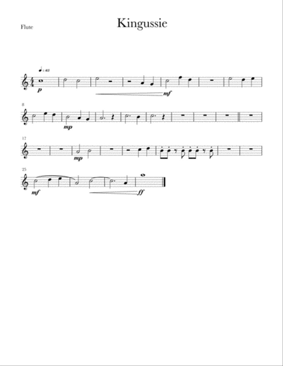 Romantic 2 min cue, with lush strings oboe and horn Oboe scores gallery preview page 6