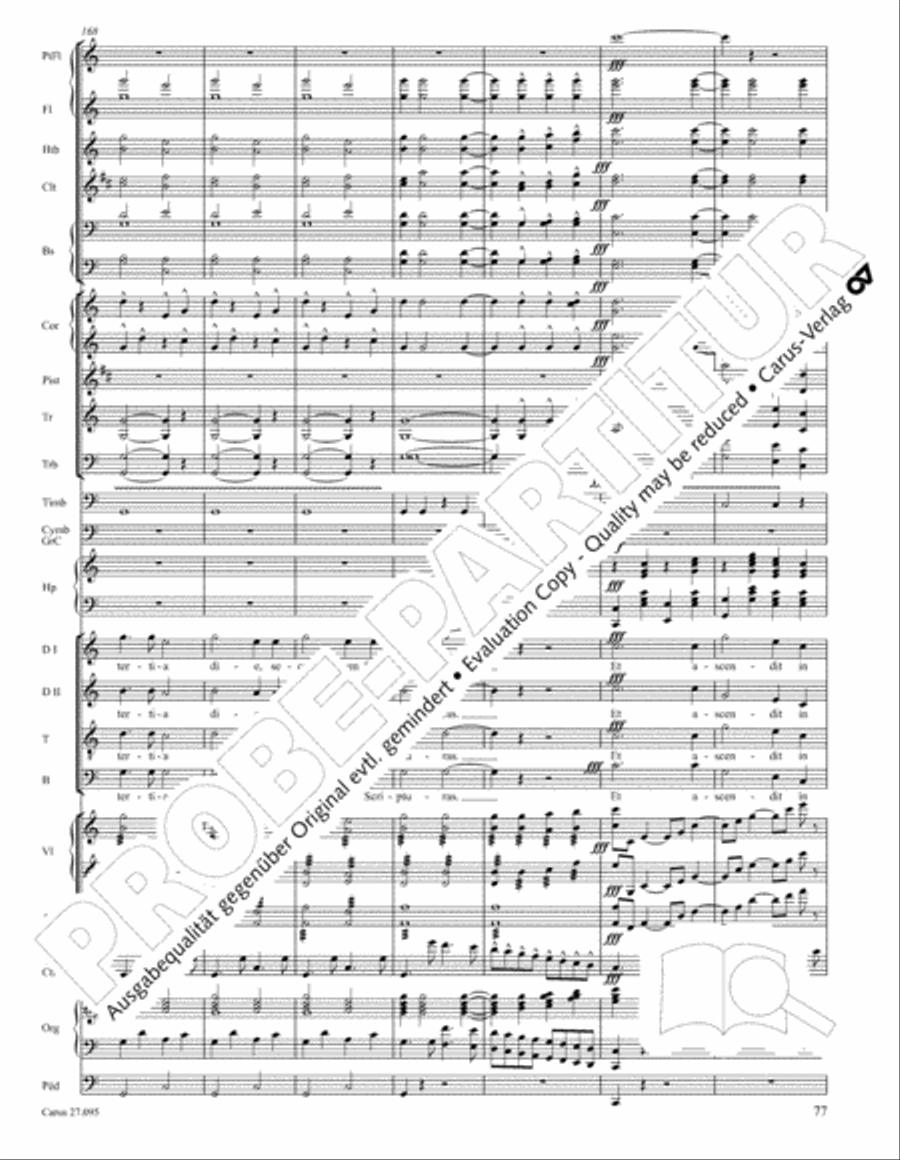 Messe solennelle de sainte Cecile STB scores gallery preview page 90