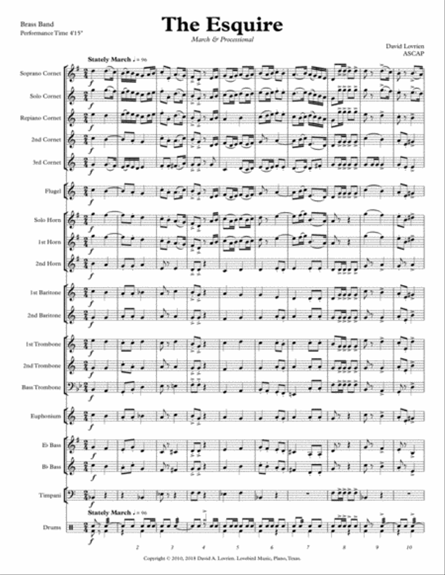 The Esquire Brass Band scores gallery preview page 2