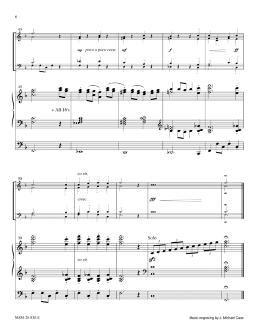 The Rejoicing Organ scores gallery preview page 6