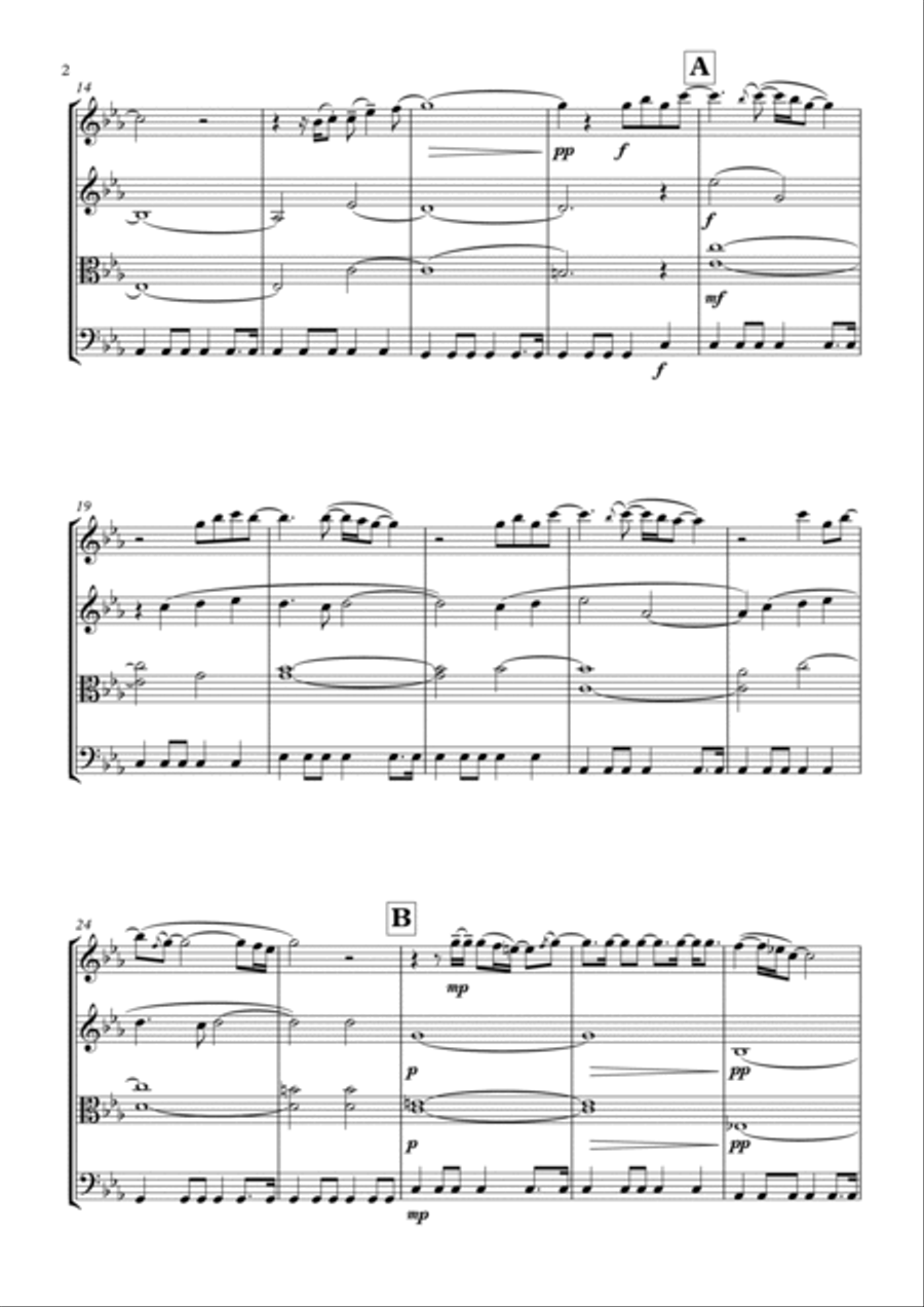 Crazy Crazy String Quartet scores gallery preview page 2