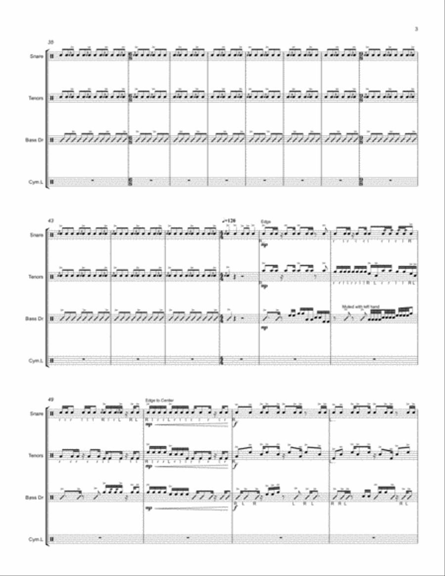 Battery warm-up Book Battery warm-up Book Drum Set scores gallery preview page 3