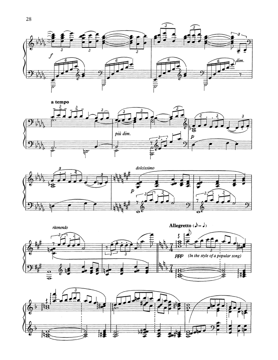 Nocturne Piano Solo scores gallery preview page 3