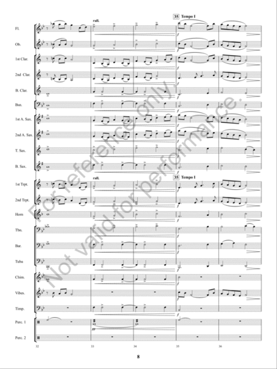 A Spirit Eternal Concert Band scores gallery preview page 7
