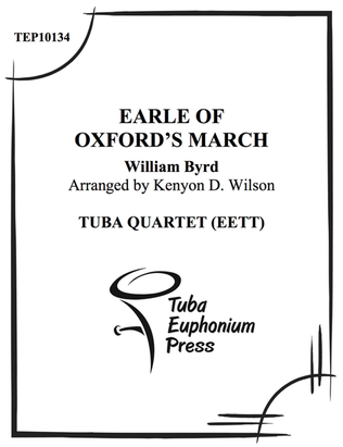Book cover for Earle of Oxford's March