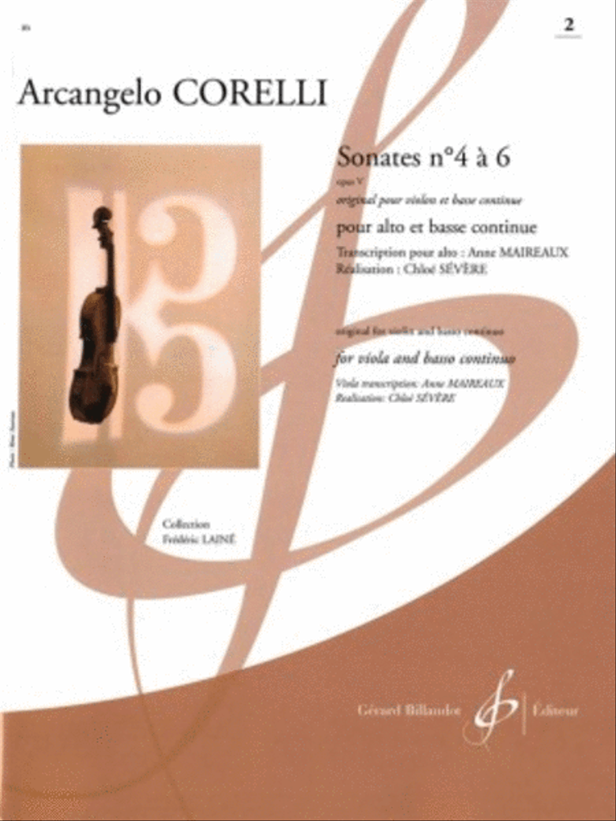 Sonates no. 4 - 6 Chamber Music scores gallery preview page 1