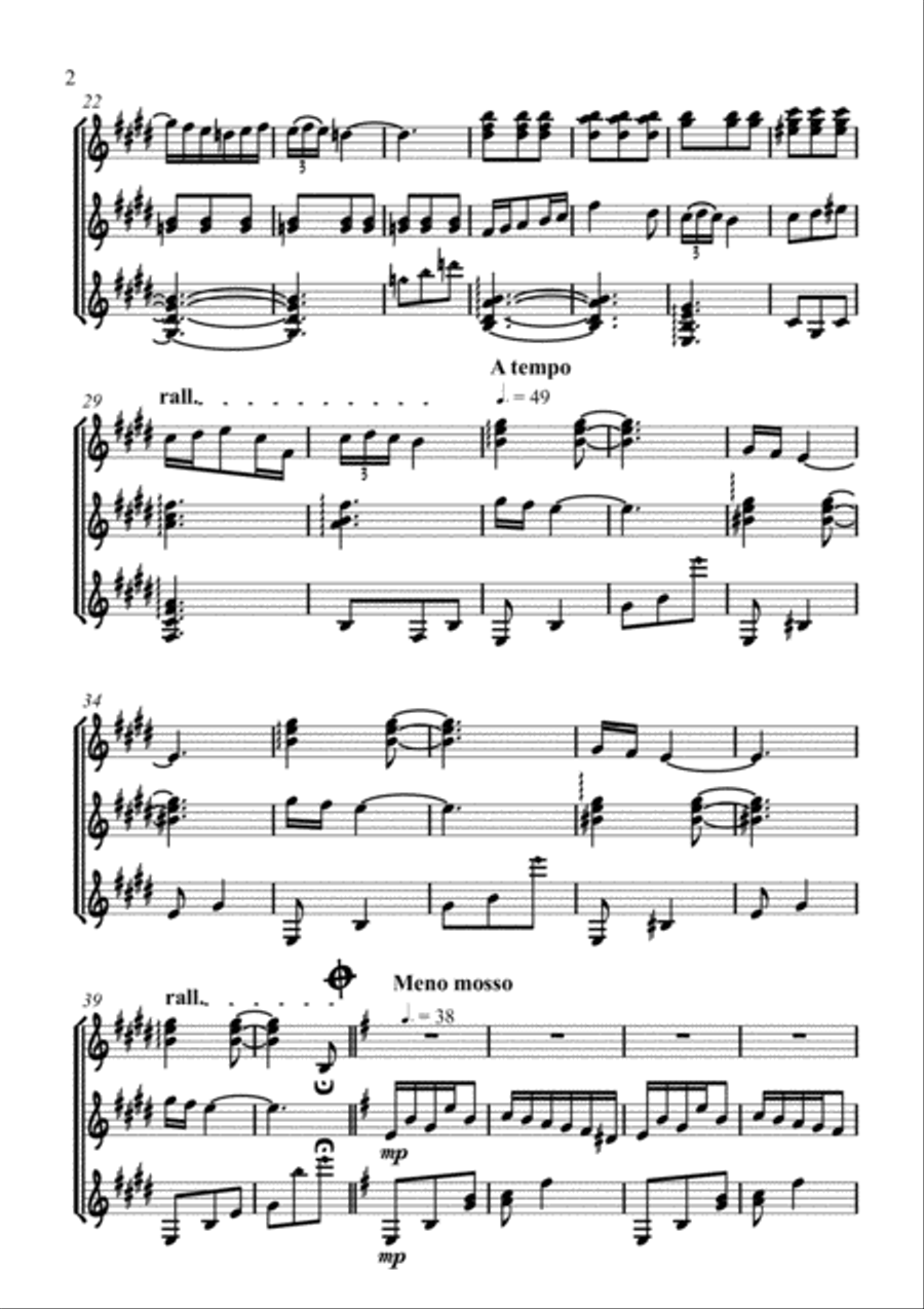 Granada Guitar Trio Small Ensemble scores gallery preview page 2