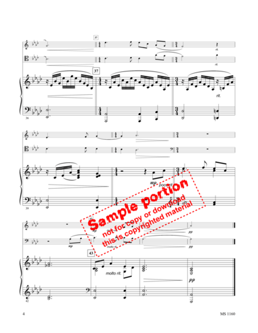 Jesus Paid It All Jesus Paid It All Piano Trio scores gallery preview page 4