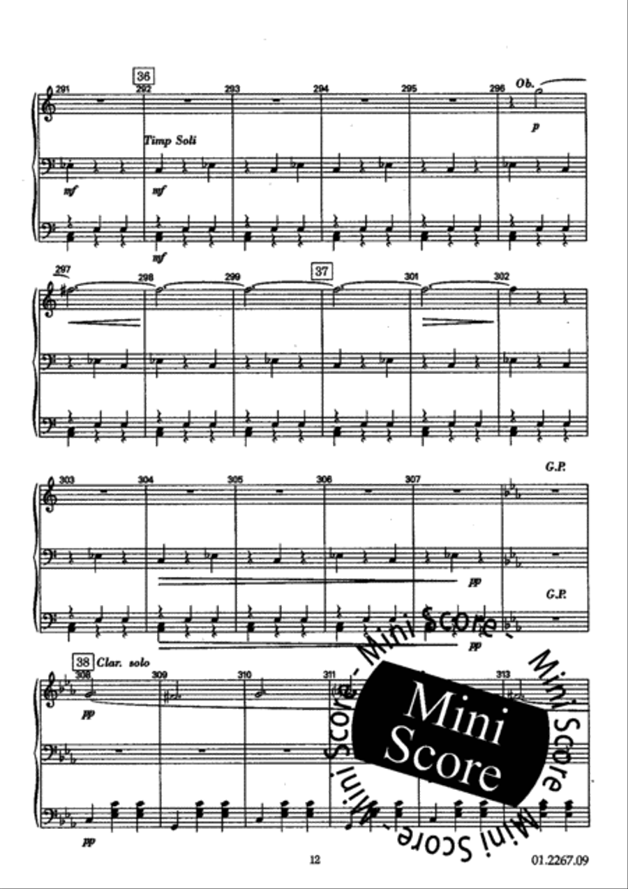 La Derniere Valse Concert Band scores gallery preview page 57