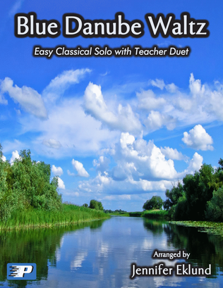 Blue Danube Waltz (Very Easy Solo with Teacher Duet)