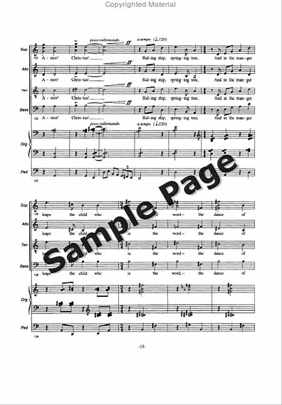 Pilgrim Jesus SSAATTBB scores gallery preview page 18