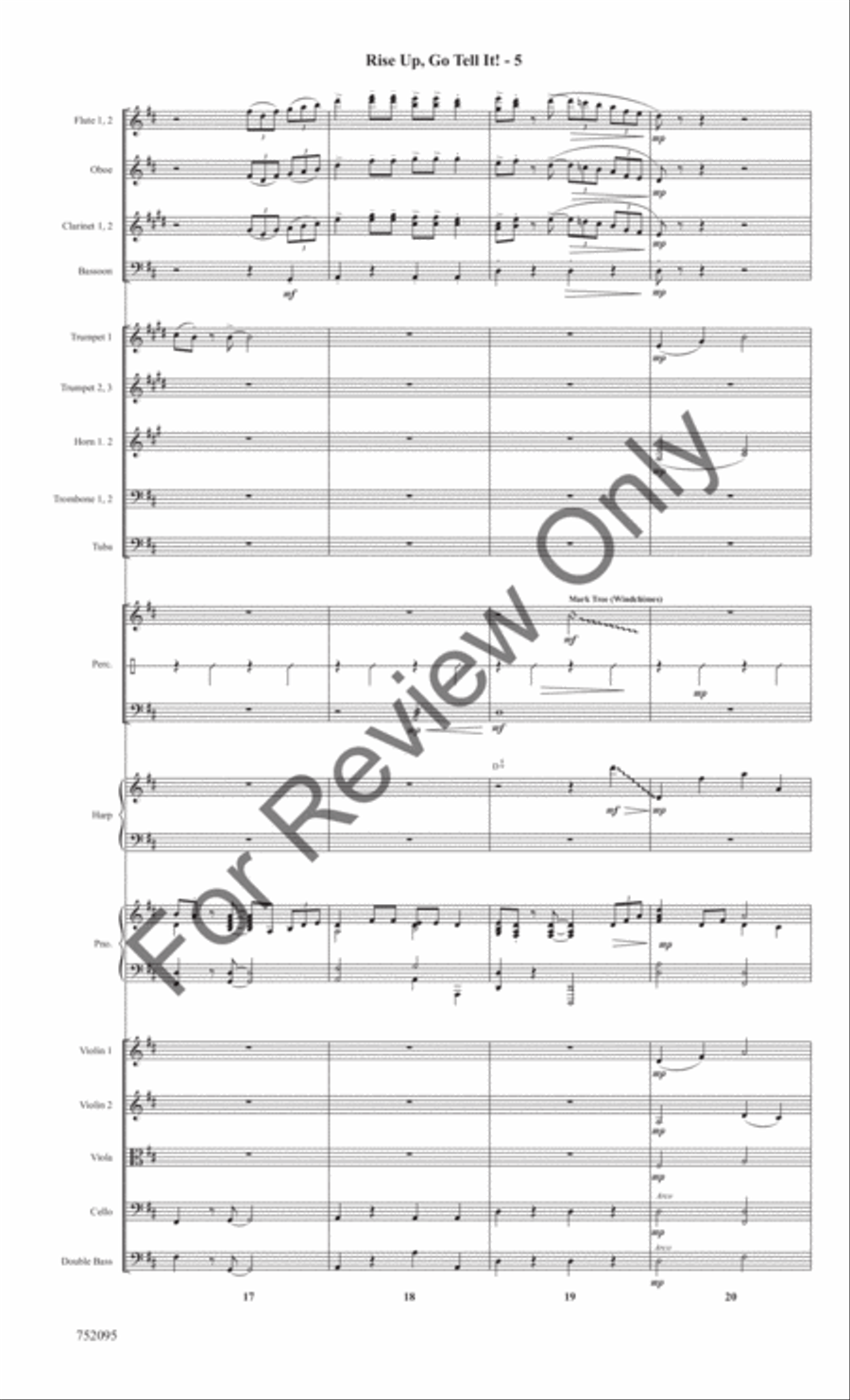Rise Up, Go Tell It! Rise Up, Go Tell It! Full Orchestra scores gallery preview page 8