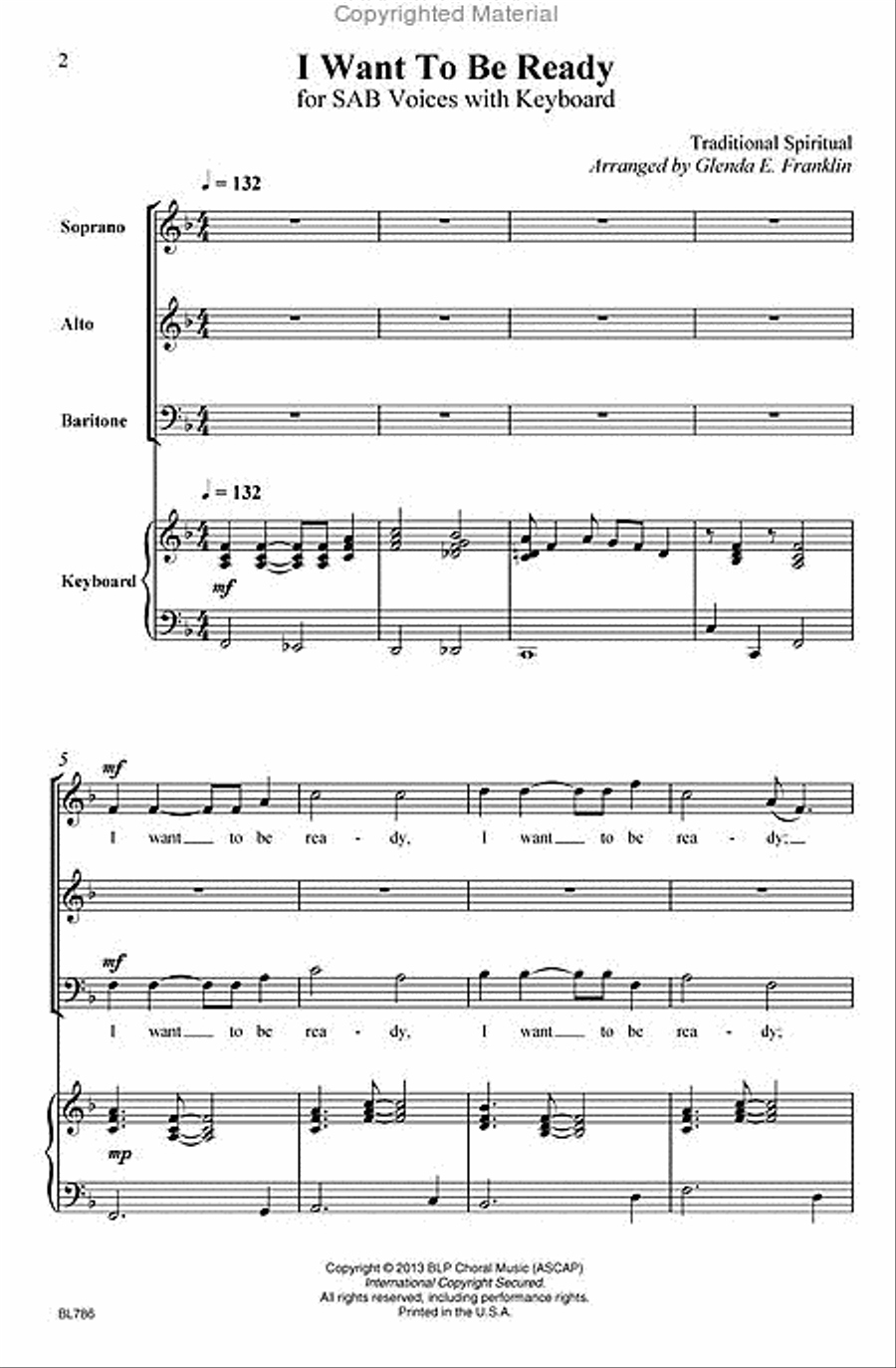 I Want To Be Ready 3-Part scores gallery preview page 2