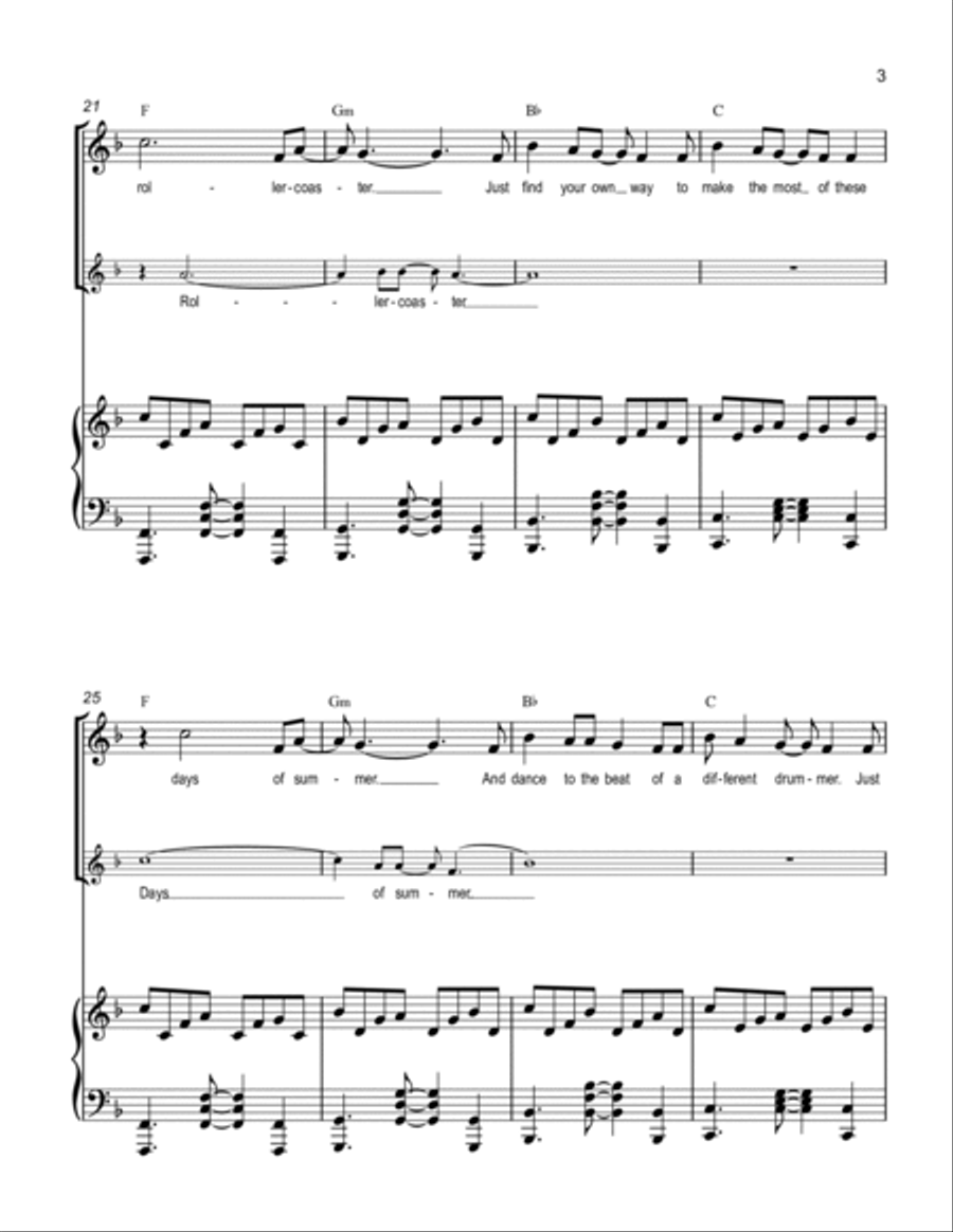 Carpe Diem, from Phineas and Ferb: Across the 1st and 2nd Dimensions Voice scores gallery preview page 3