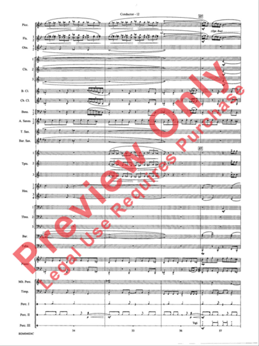 Ithaca (from The Odyssey (Symphony No. 2)) Concert Band scores gallery preview page 16