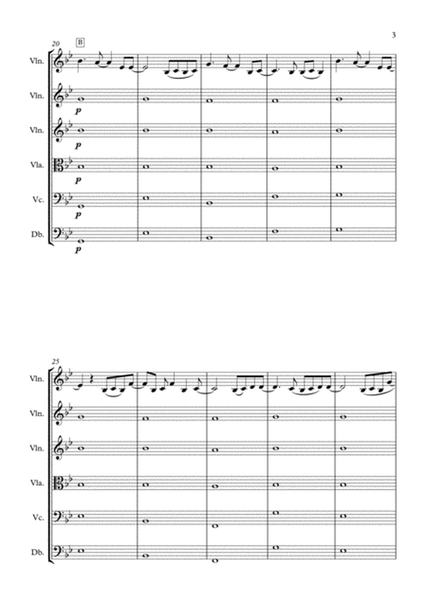Rewrite The Stars from The Movie  Greatest Showman (String Orchestra/String Quartet)Score and Parts