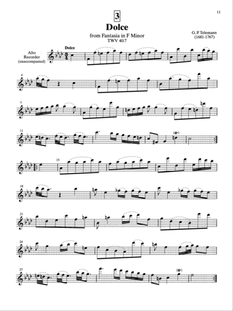 Suzuki Recorder School (Soprano and Alto Recorder), Volume 8 Alto Recorder scores gallery preview page 4