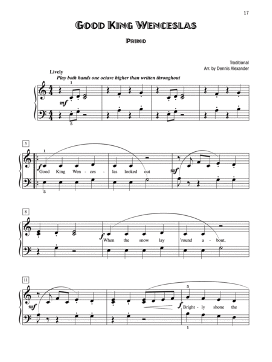 Five-Star Christmas Duets Small Ensemble scores gallery preview page 4