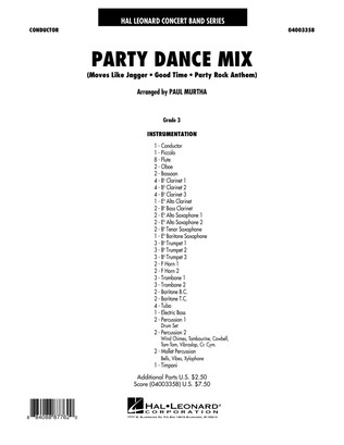 Book cover for Party Dance Mix - Conductor Score (Full Score)