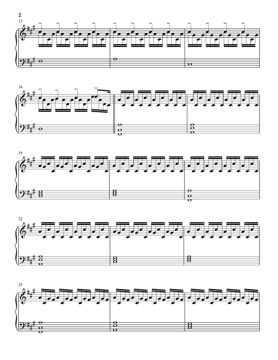 Experience Piano Solo scores gallery preview page 2
