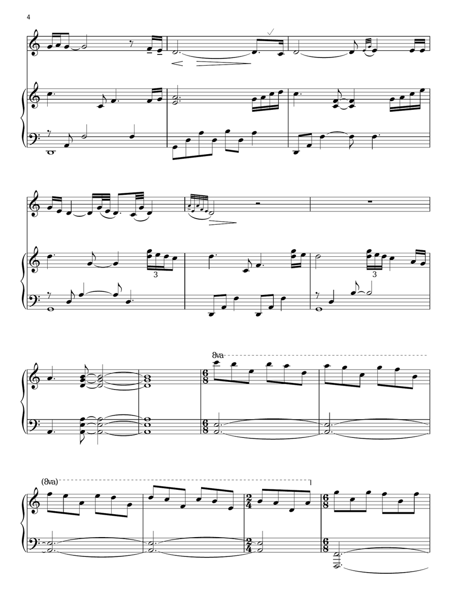 Serenada Serenada Piano Solo scores gallery preview page 4