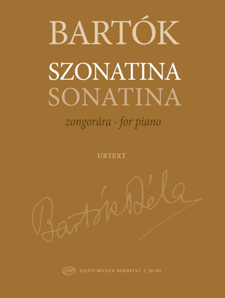 Book cover for Sonatina for Piano