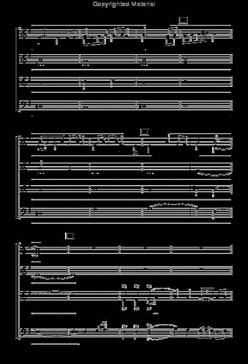 Famine Song - SATB Octavo image number null