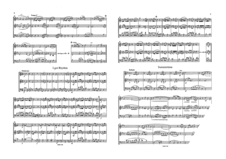 Gershwin for Three by George Gershwin Brass Quartet - Sheet Music