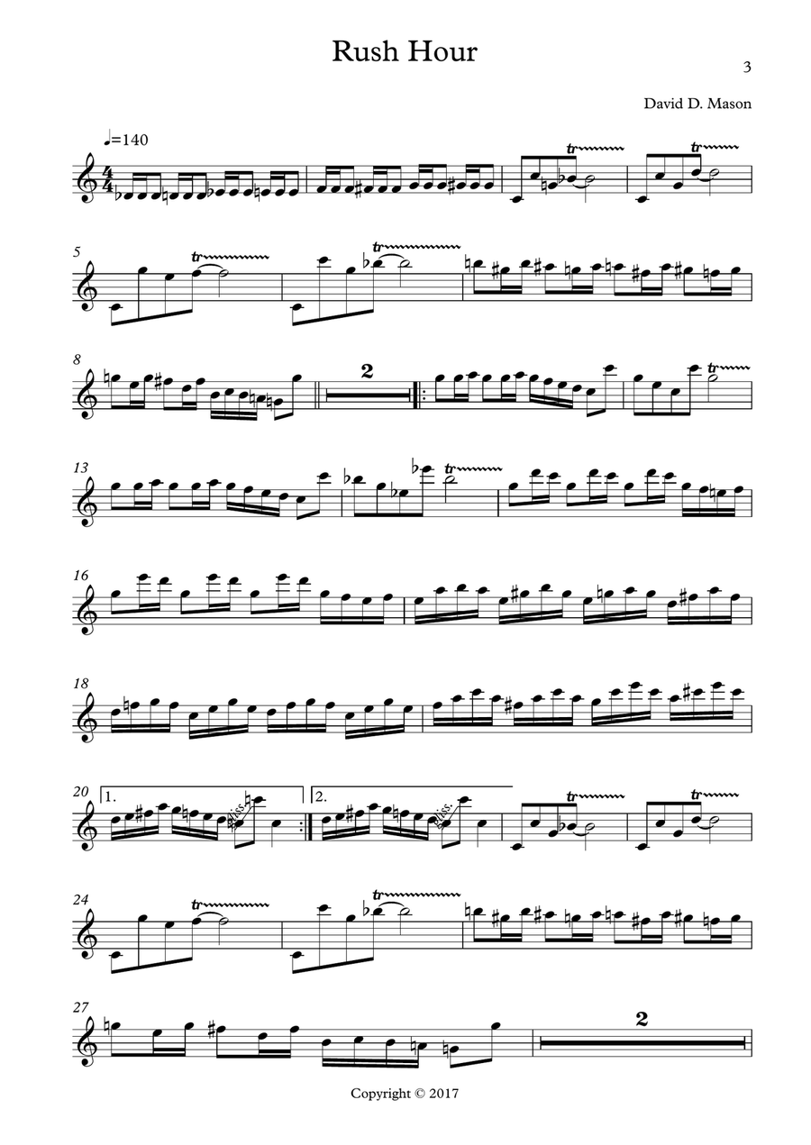 Xylophone Solo's with Piano Accompaniment Piano scores gallery preview page 3