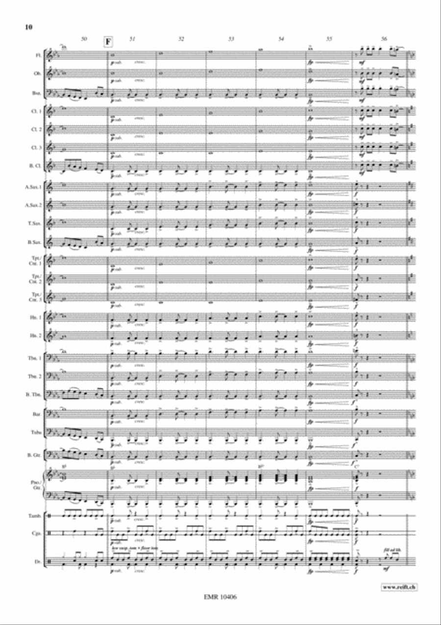 La Bamba Concert Band scores gallery preview page 11