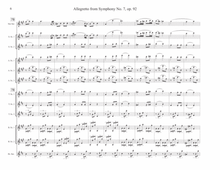 Allegretto from Symphony No. 7, op. 92