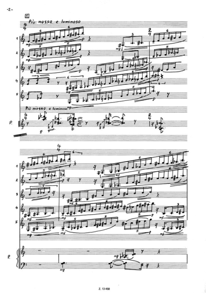 Klarinette--Sextett Für Fünf Klarinetten Und Kla
