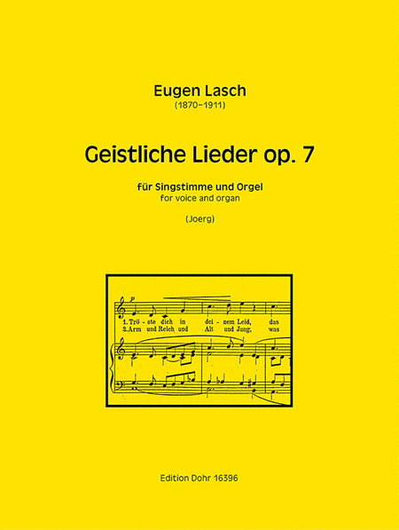 Zwei Geistliche Lieder für Singstimme und Orgel (Klavier) op. 7 (nach Gedichten von Hoffmann von Fallersleben)